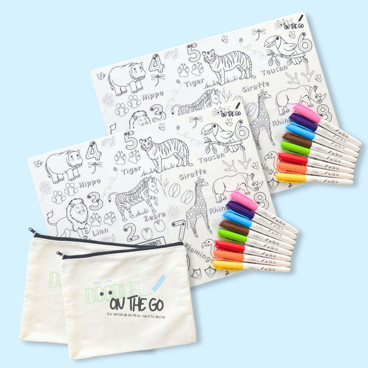 Mix & Match: Any 2 Colouring Mats Bundle
